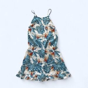 Floral mini cotton summer dress size S